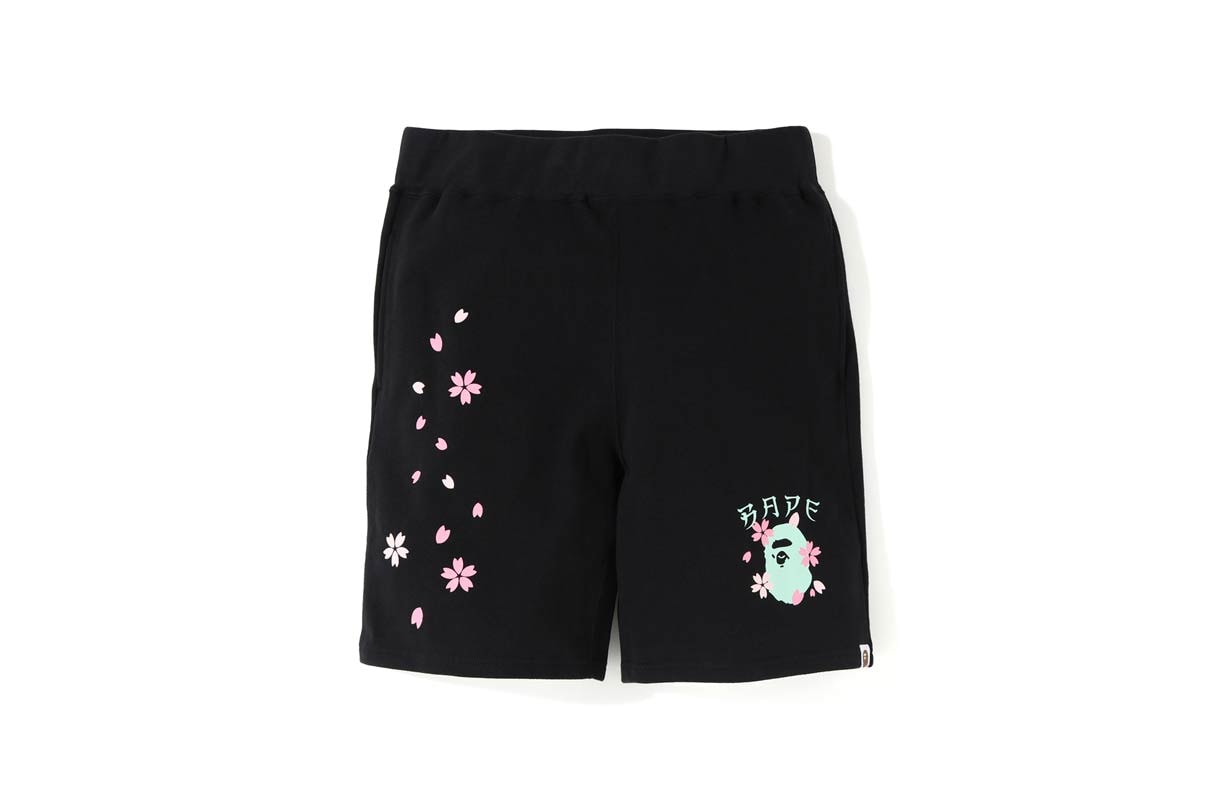 BAPE Sakura Cherry Blossom T Shirt Shorts Hats