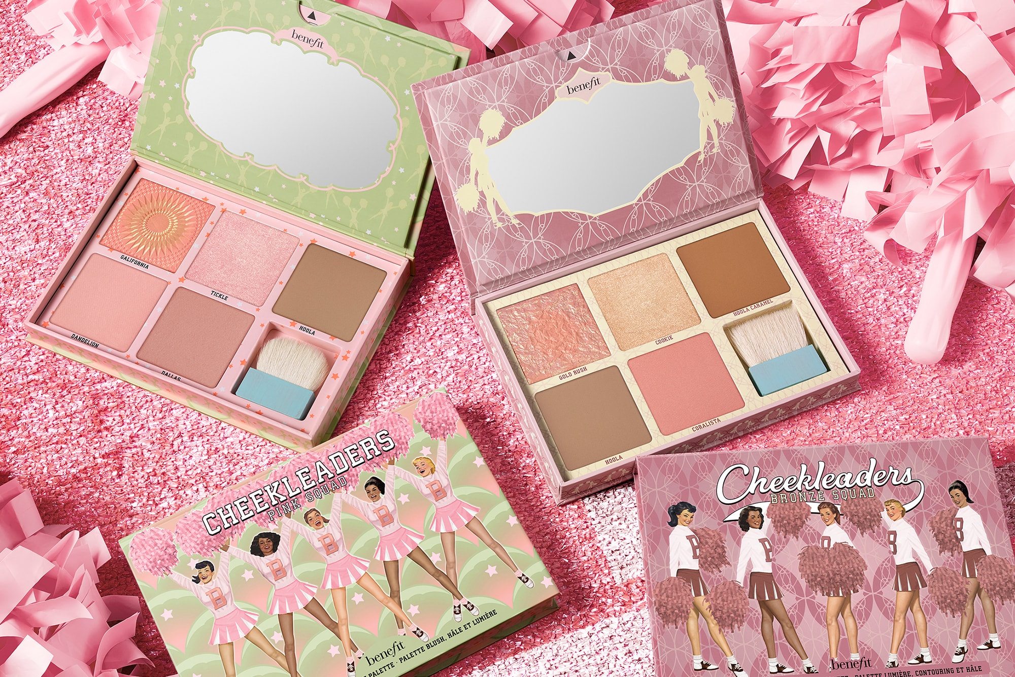 Benefit Cosmetics Releases Blush/Bronzer Palette Makeup Product Cheekleader Release Date