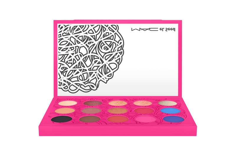 eL Seed x MAC Collection Eye and Face Palette Pink Black