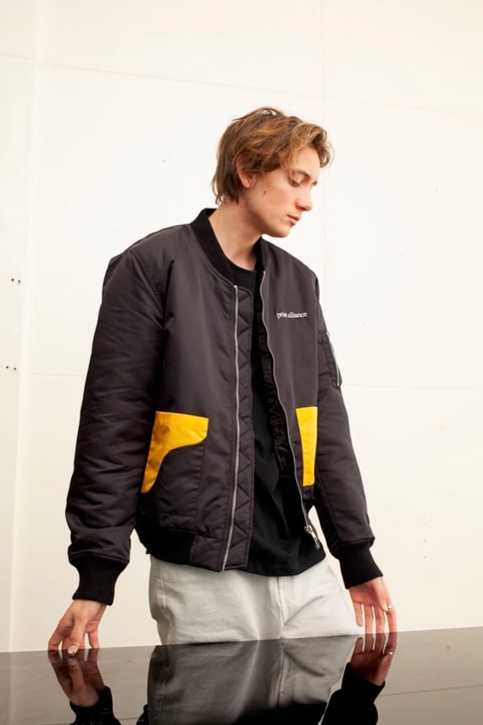 EXO Baekhyun Prive Drop Bomber Jacket Black