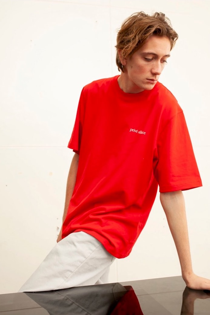 EXO Baekhyun Prive Drop T-shirt Red