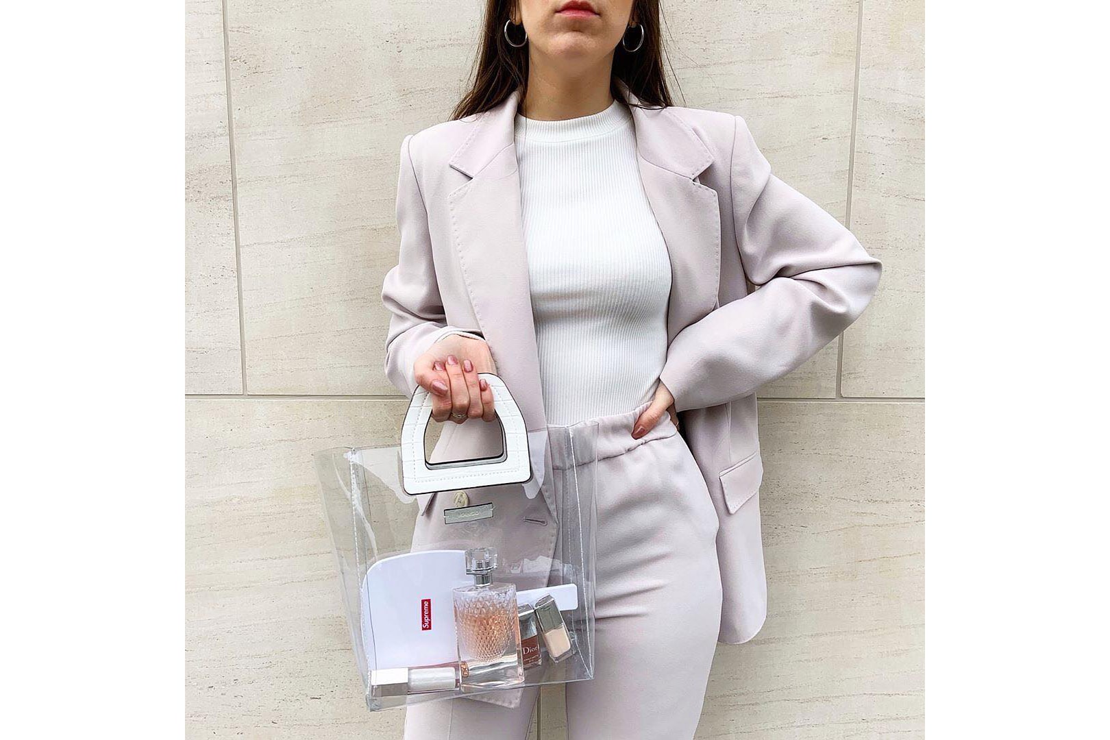 How To Wear The Power Suit This Spring Outfit Ideas Styling Tips Blazer Trousers Pink Balenciaga Tibi Acne Studios Maison Margiela