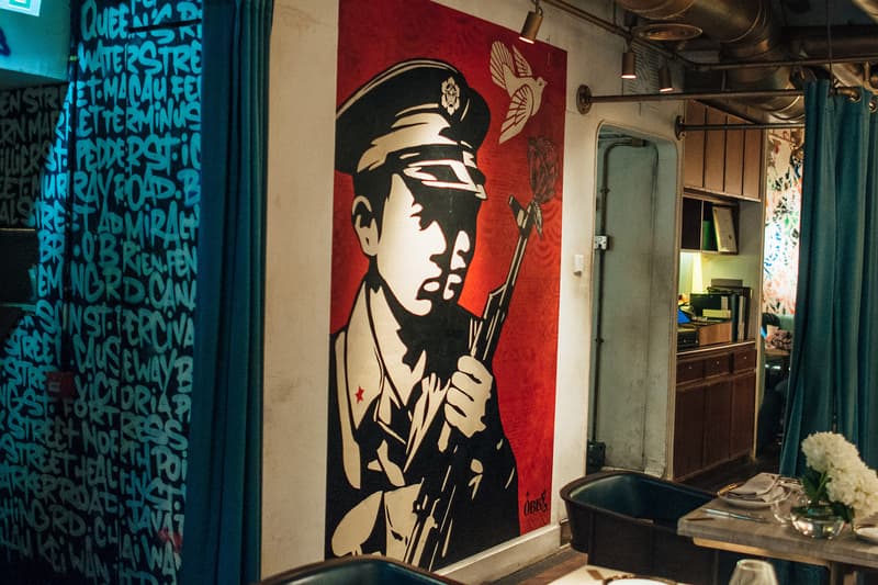 hong kong street art restaurant brunch kaws yayoi kusama jeff koons shepard fairey