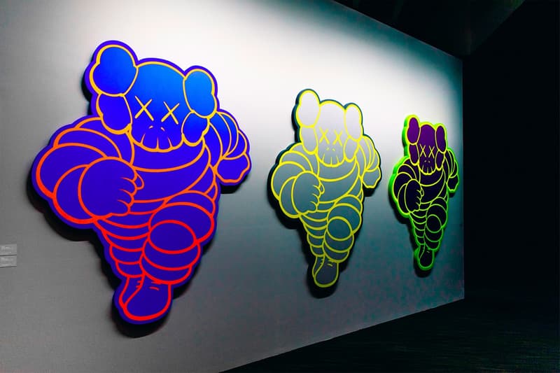KAWS: ALONG THE WAY Hong Kong Exhibition Artwork Blue Purple Green