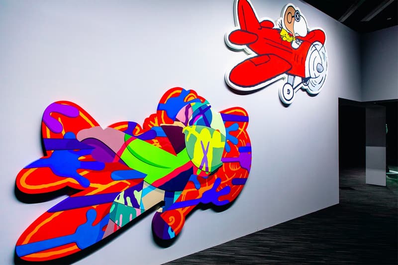 KAWS: ALONG THE WAY Hong Kong Exhibition Artwork Blue Green Red