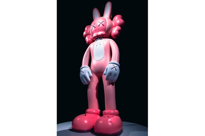 KAWS: ALONG THE WAY Hong Kong Exhibition Sculpture Pink Grey
