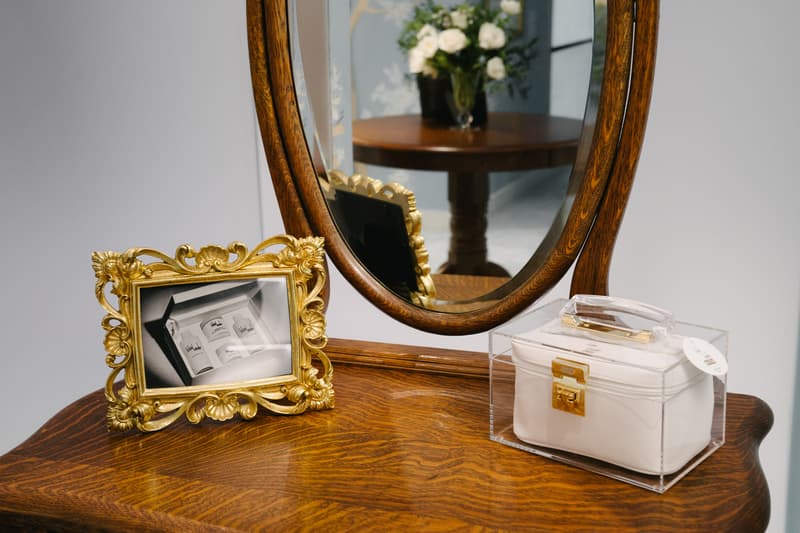 KITH x Estee Lauder Store Office Space New York Furniture Brown Beauty Collection Case