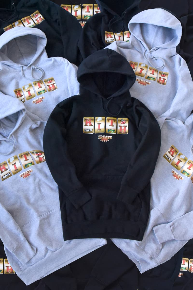 KITH Treats Jackpot Collection Hoodies Grey Black