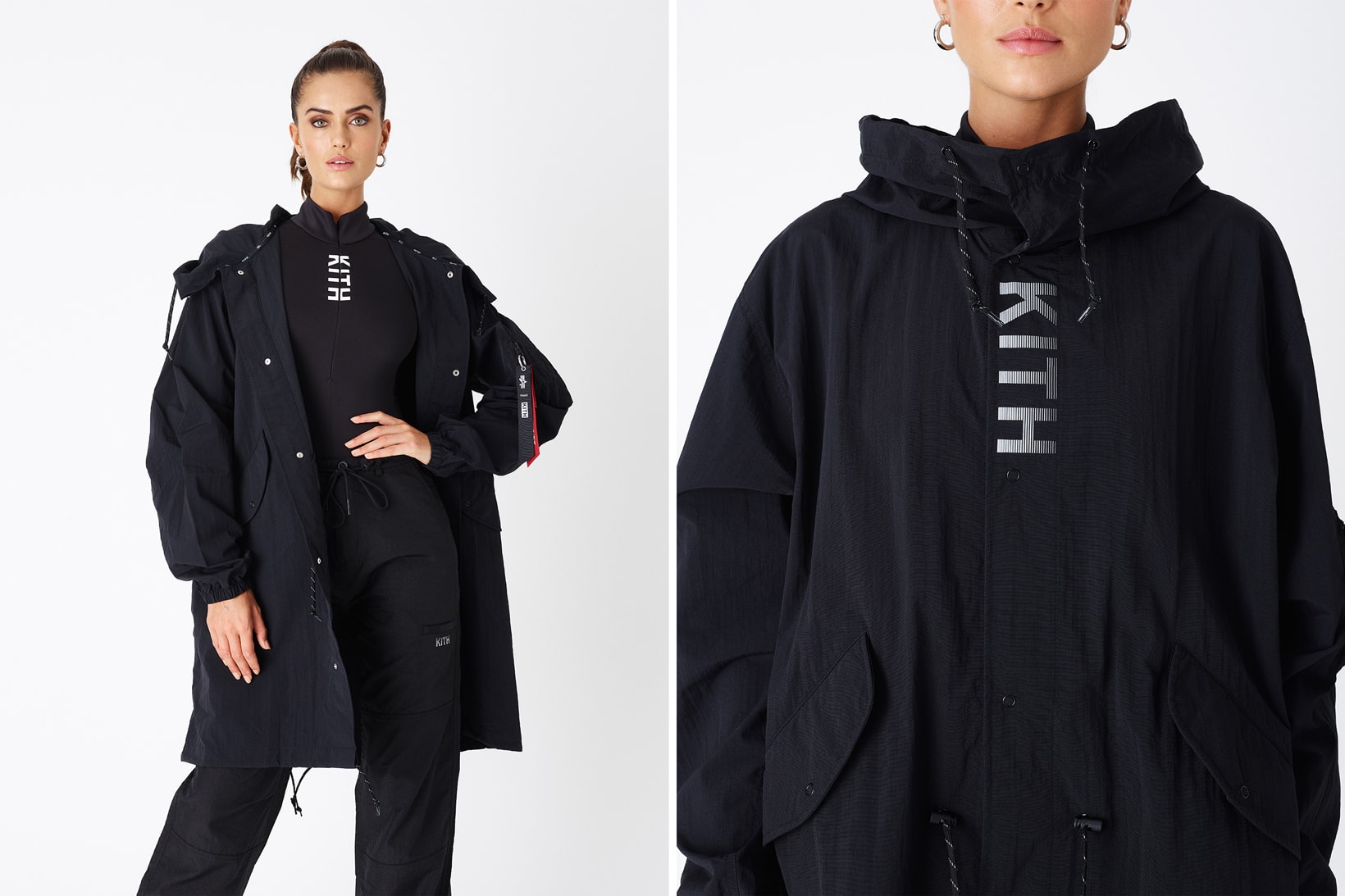 KITH Women Positive Energy Spring 2019 Collection Alpha Industries Jacket Black