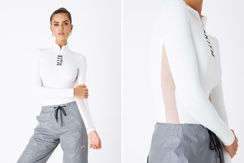 KITH Women Positive Energy Spring 2019 Collection Long Sleeved Bodysuit White