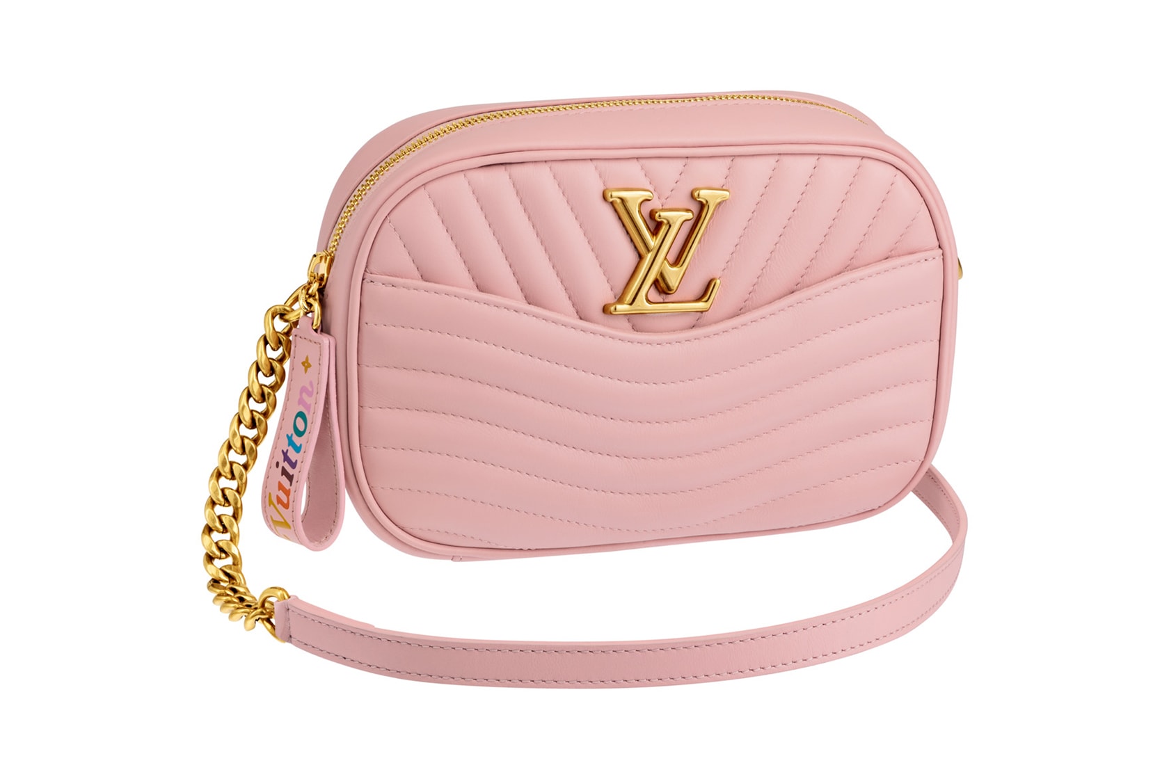 Louis Vuitton New Wave Bumbag Camera Bag Fanny Pack Pink Black White