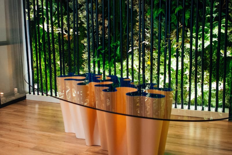 Louis Vuitton Objets Nomades Hong Kong Exhibit Table Orange Clear