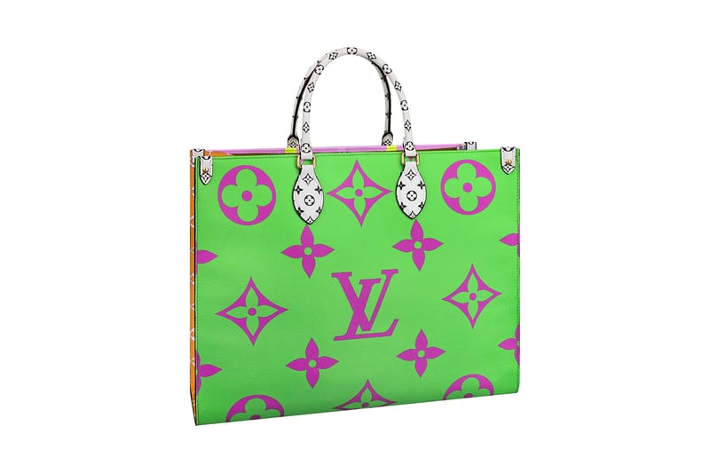 neon green louis vuitton bag