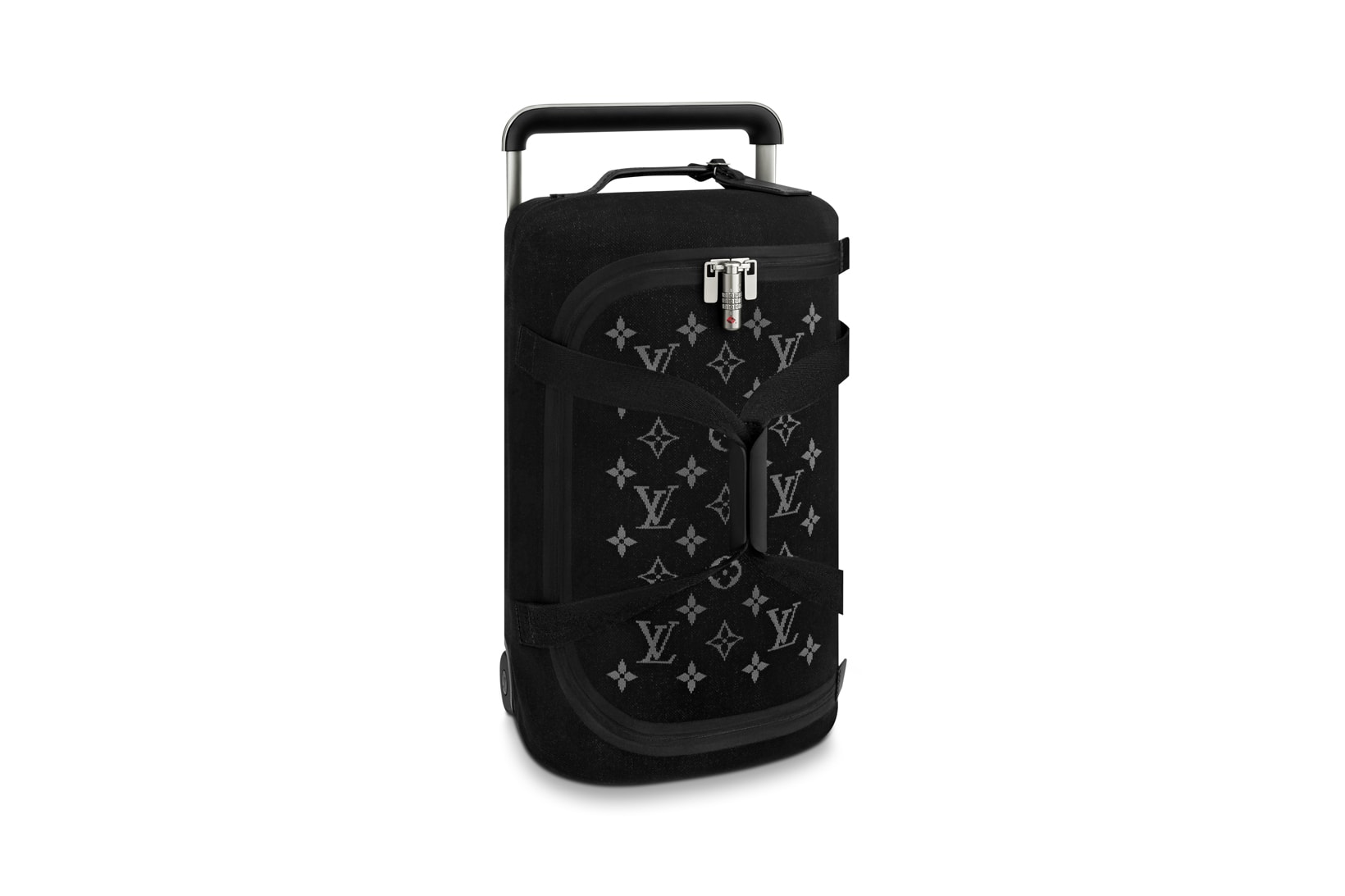 Louis Vuitton Horizon Soft Luggage Logo Collection Black