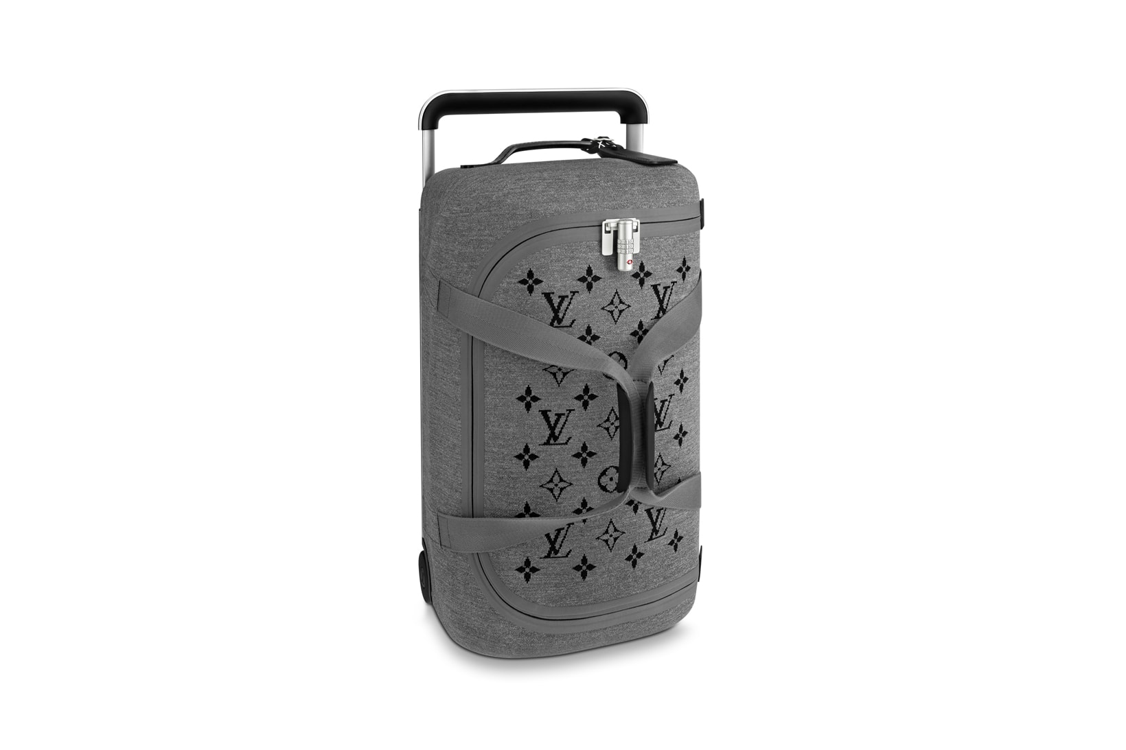 Louis Vuitton Horizon Soft Luggage Logo Collection Grey