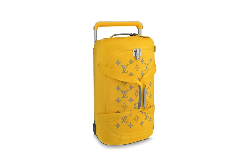 Louis Vuitton Horizon Soft Luggage Logo Collection Yellow