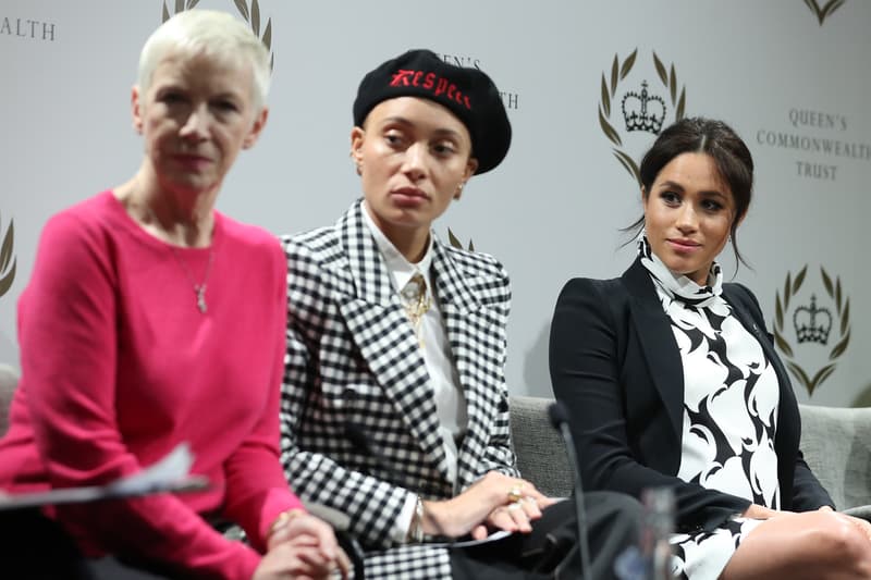 Meghan Markle International Women's Day Panel Adwoa Aboah Annie Lennox