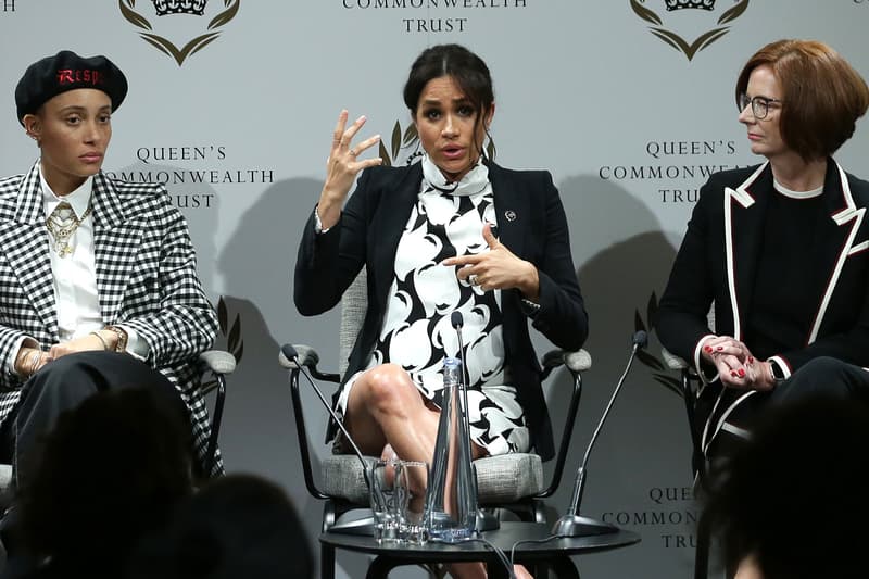 Meghan Markle International Women's Day Panel Adwoa Aboah Julia Gillard