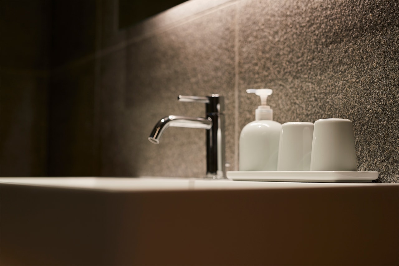 Muji Hotel Ginza Tokyo Japan Interior Minimalist Travel Bathroom Sink Amenities