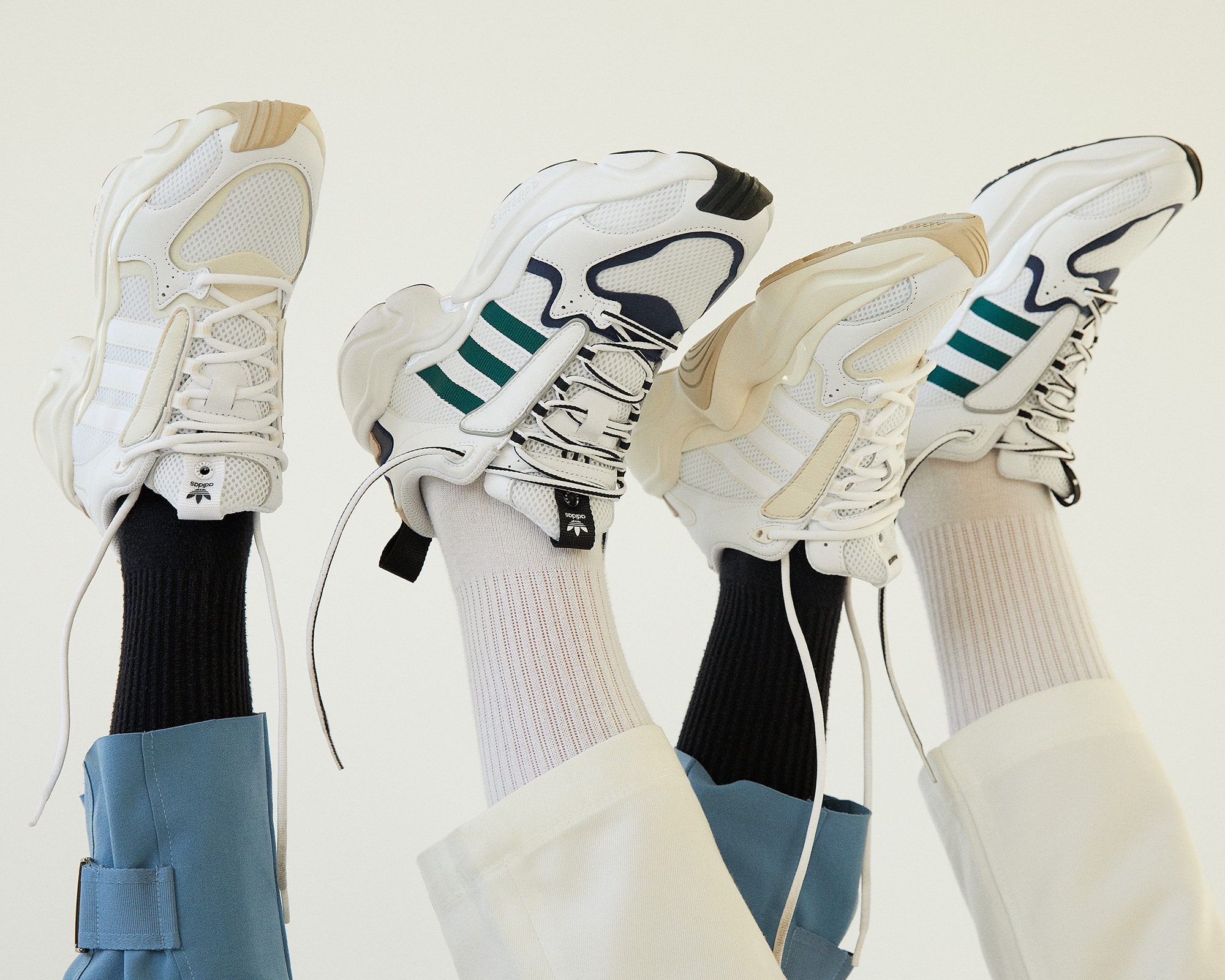 Naked x adidas Consortium Magmur Sneaker Release White Green Blue White Friends and Family