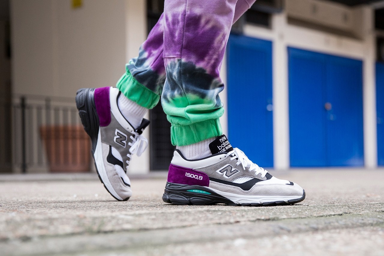 New Balance Made in UK Spring Summer 2019 Collection 1500.9 Sneaker Purple Grey White