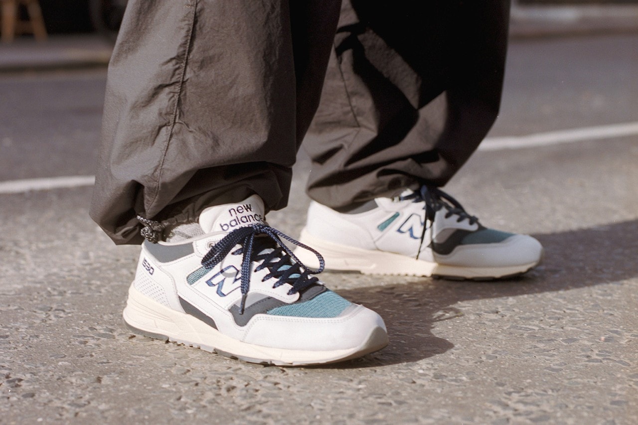 New Balance Made in UK Spring Summer 2019 Collection 1530 Sneaker Cream Grey Teal