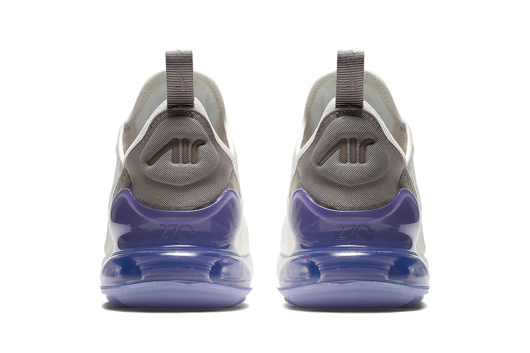 Nike Air Max 270 "Lilac" Release Date White Cream Brown Purple 