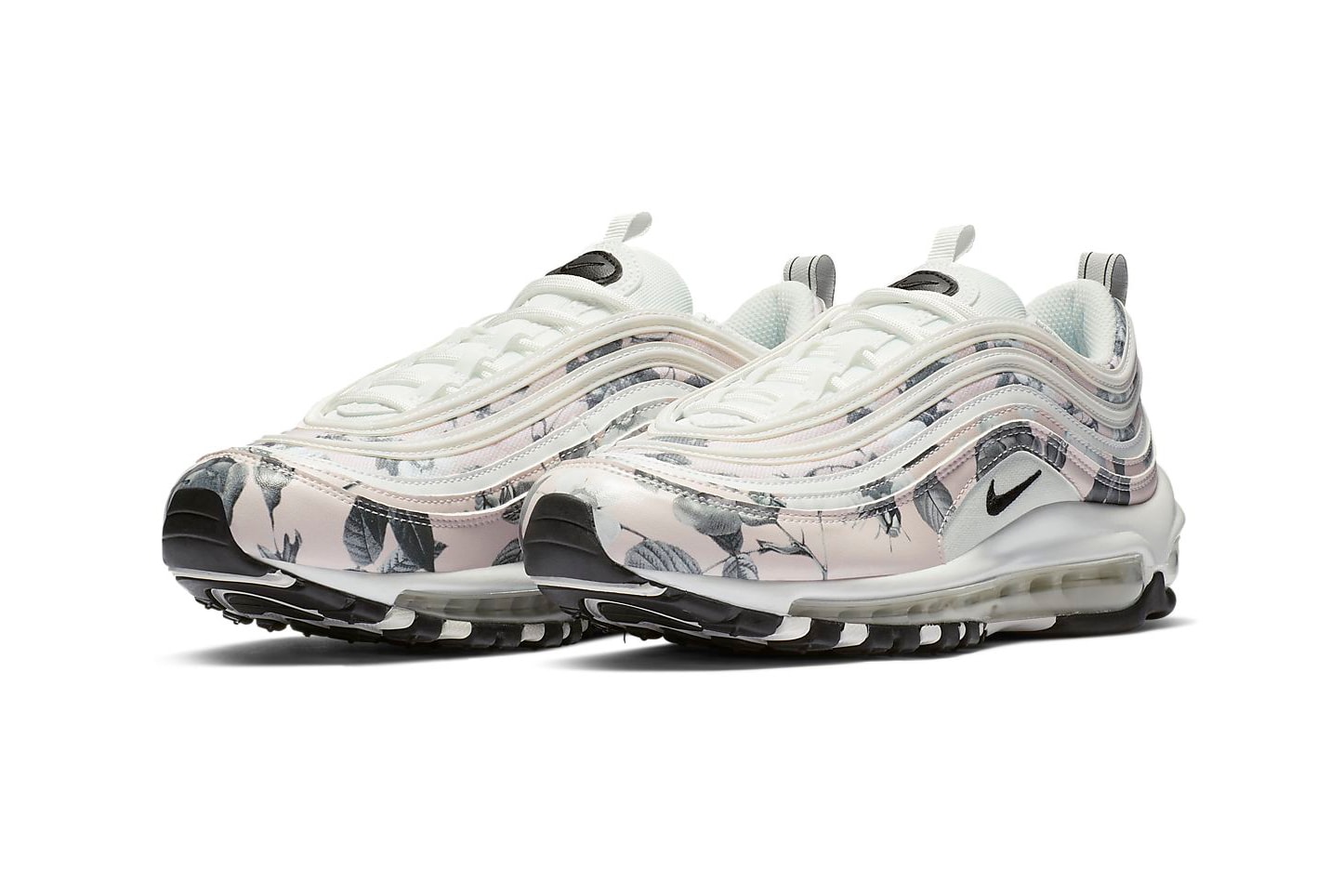 Nike Air Max 97 Pastel Pink Floral Sneakers Trainers 