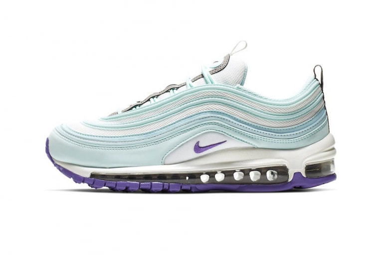 Nike Air Max 97 "Teal Tint" Purple Ice Blue White Tint Sole Sneaker Release 