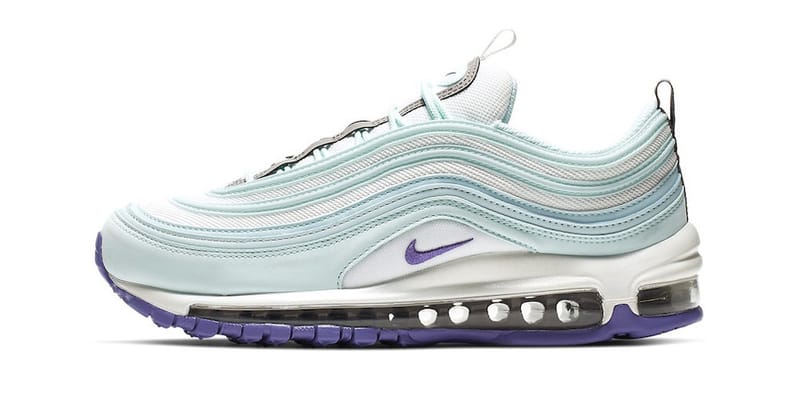 teal and purple air max 97