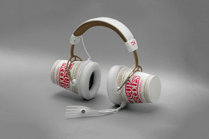 Nissin Cup Noodles x HyperX Headphones White