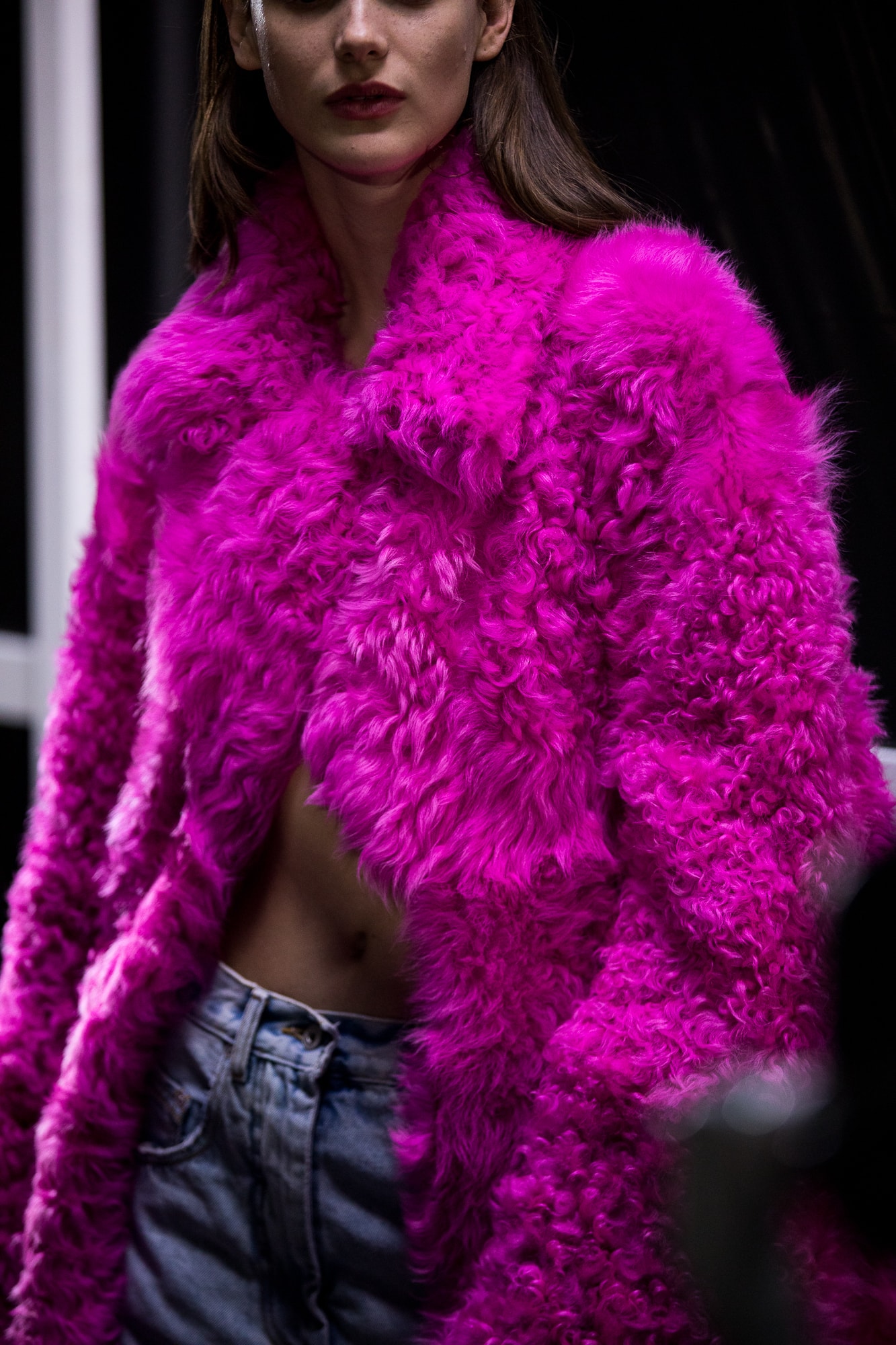 Backstage at Off-White™ Fall/Winter 2019 Show Paris Fashion Week Virgil Abloh Bella Hadid Gigi Hadid Karlie Kloss Adut Akech Collection Presentation Beauty 