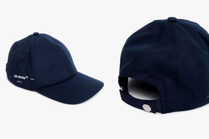 Off White Gente Roma Logo Printed Baseball Cap