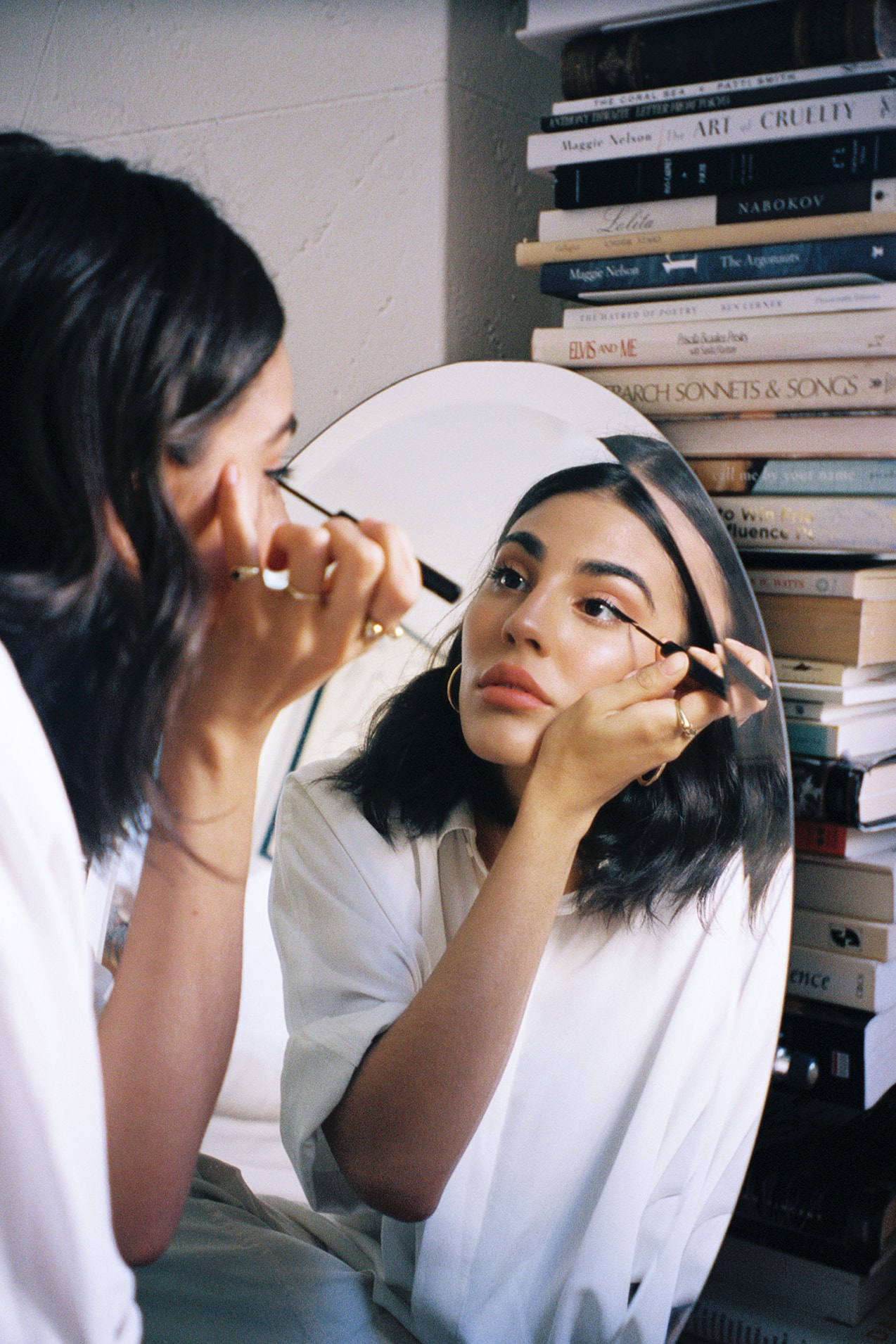 Orion Vanessa Carloto Makeup Eyeliner Nyx Vinyl Liquid Liner Mirror Home Poet Author LA Los Angeles