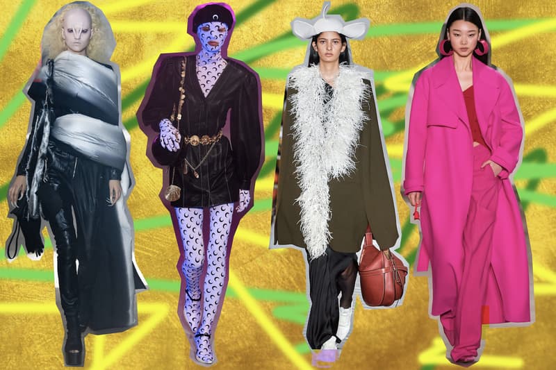 Paris Fashion Week Fall/Winter 2019 Best Shows PFW FW19 Rick Owens Dries Van Noten Maison Margiela Saint Laurent Loewe MArine Serre Jonathan Anderson Anthony Vaccarello