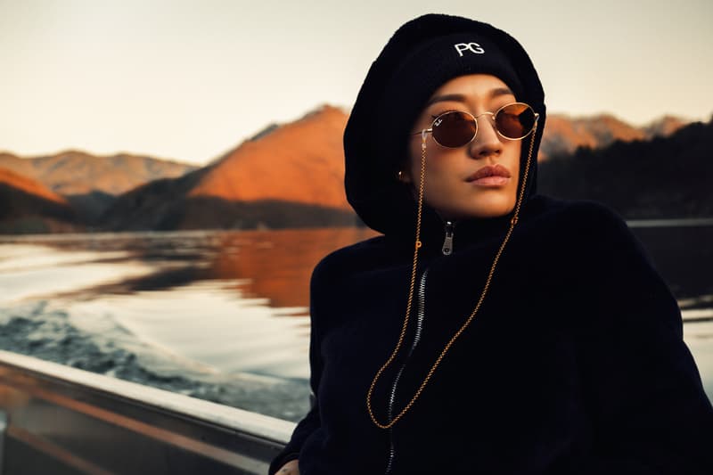 Peggy Gou x Ray Ban Sunglasses Collection Oval Violet Photochromic