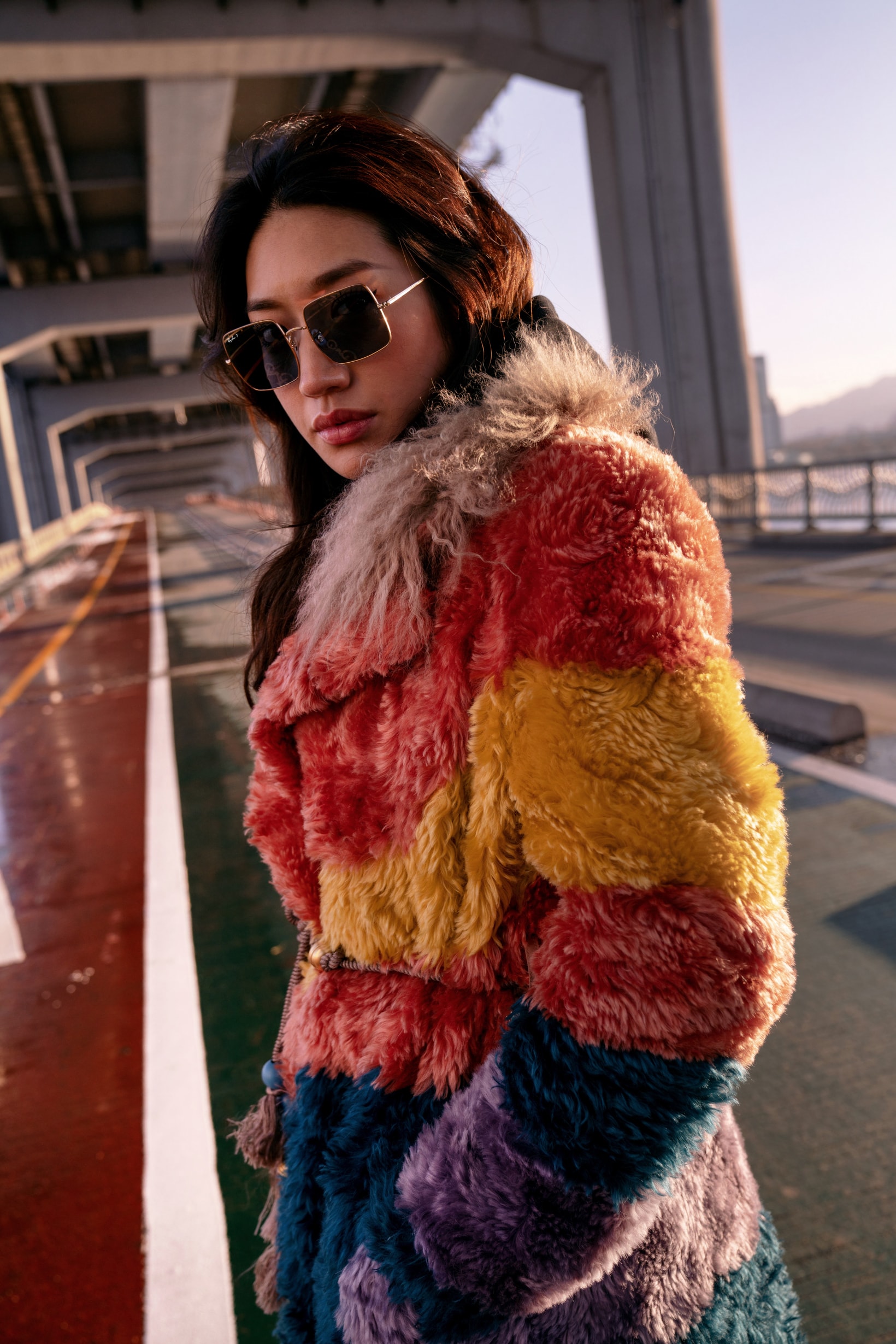 Peggy Gou x Ray Ban Sunglasses Collection Square Gray Classic