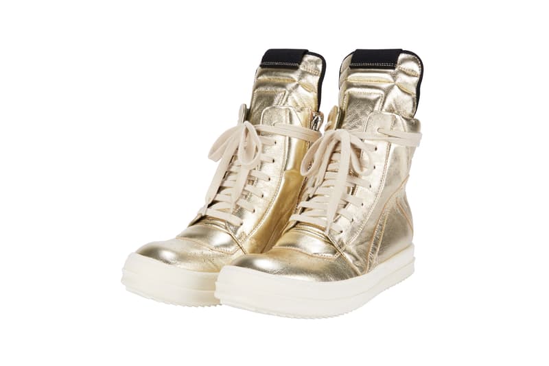 Rick Owens x Pat McGrath Labs Sneaker Gold