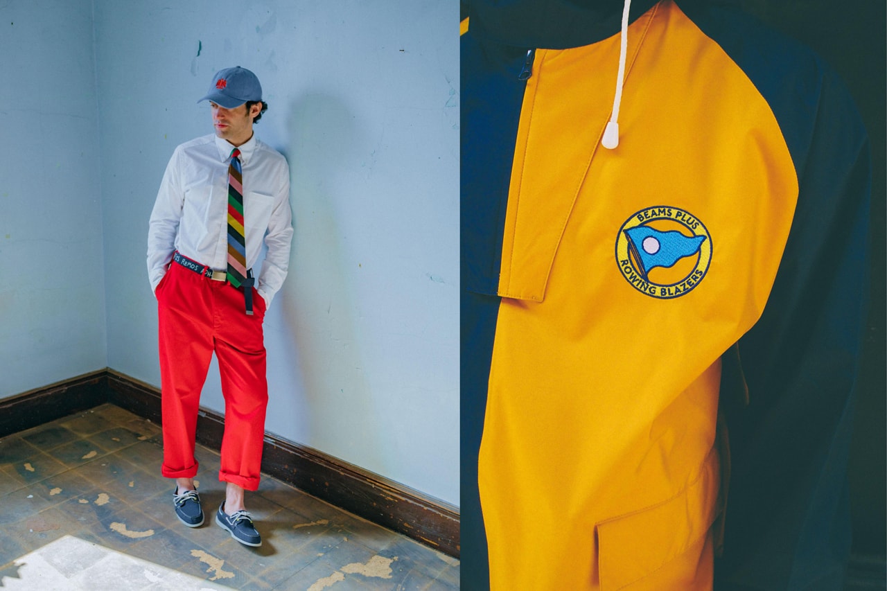 Rowing Blazers The Joy of Not Fitting ss19 spring summer lookbook collabs beams sperry willy spiller