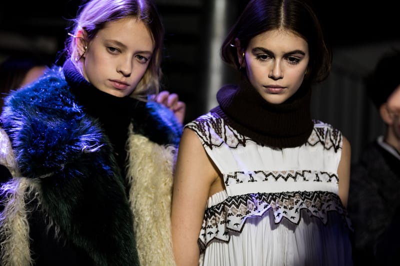 An Exclusive Backstage Look at sacai's FW19 Runway Show at PFW