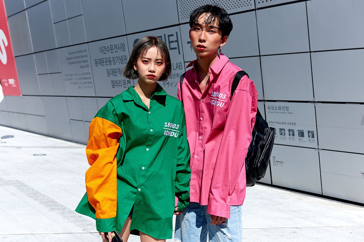Seoul Fashion Week Fall/Winter 2019 Street Style Balenciaga Gucci Louis Vuitton Nike A Cold Wall Moschino 