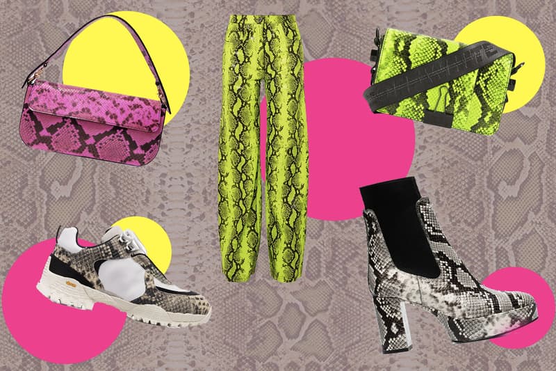 All The Best Snake Print Pieces to Shop Now Acne Studios Marques Almeida Off-White Virgil Abloh 1017 ALYX 9SM Print Graphic Trend
