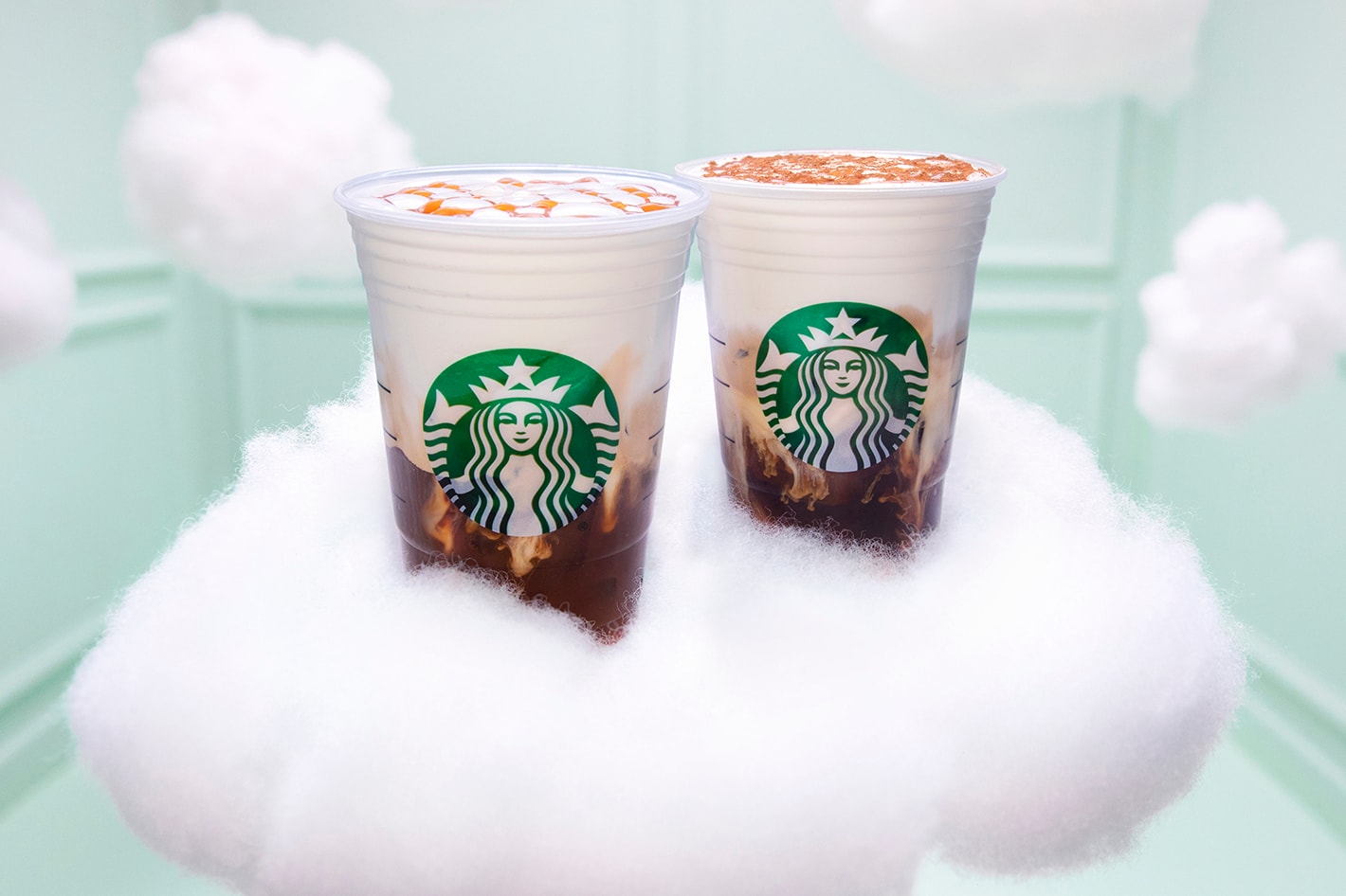 See Starbucks' Latest Cloud Macchiato Drink Collaboration Ariana Grande Coffee Teaser Beverage Food 
