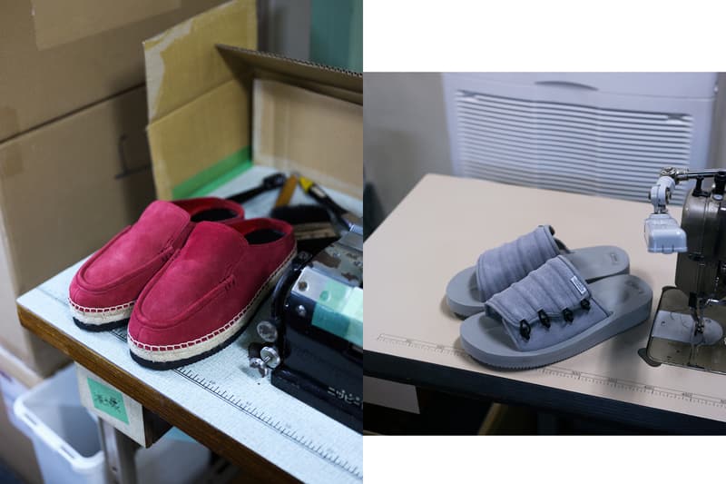 SUICOKE Spring Summer 2019 Lookbook Sandals Grey Slip-Ons Red