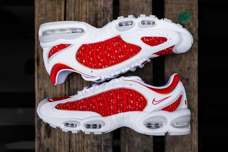 Supreme x Nike Air Max Tailwind 4 Red White