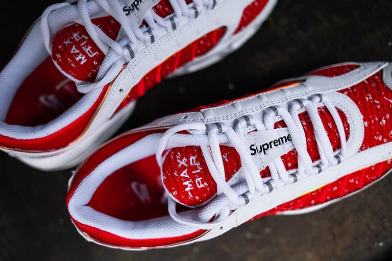 Supreme x Nike Air Max Tailwind 4 Red White