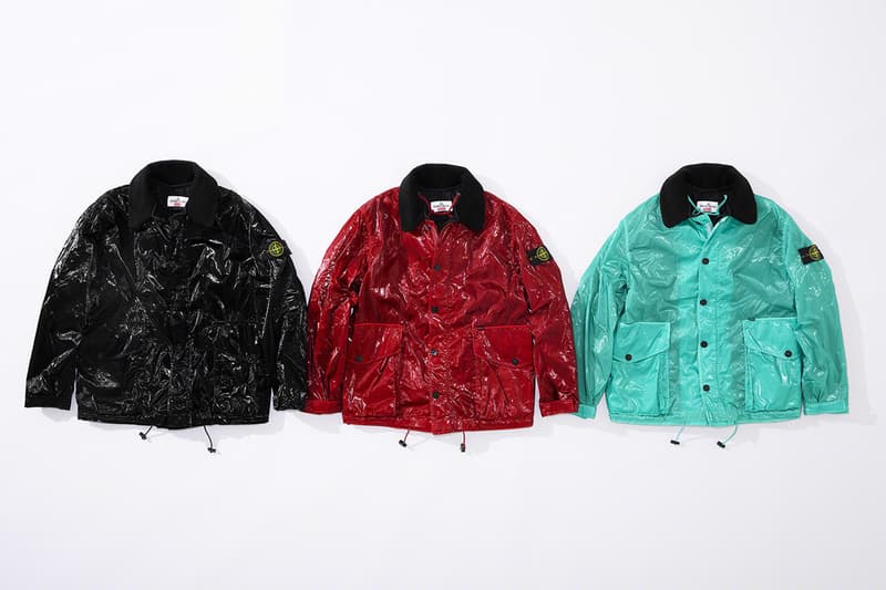 Stone Island x Supreme Spring/Summer 2019 Drop Collection Full Range Items Release Date Outerwear Jackets Full Look 