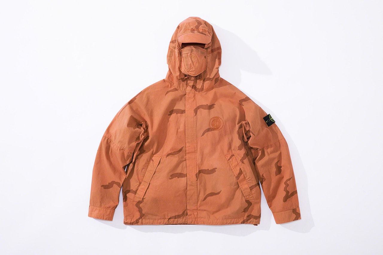 Stone Island x Supreme Spring/Summer 2019 Drop Collection Full Range Items Release Date Outerwear Jackets Full Look 
