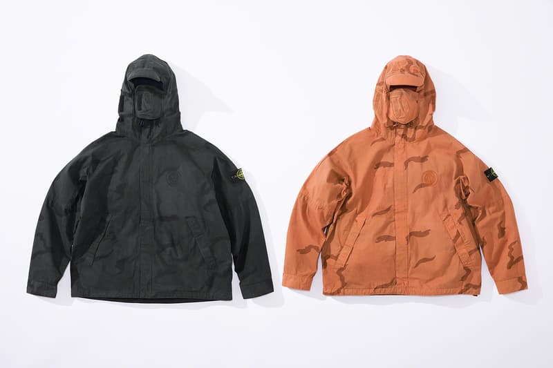 Stone Island x Supreme Spring/Summer 2019 Drop Collection Full Range Items Release Date Outerwear Jackets Full Look 