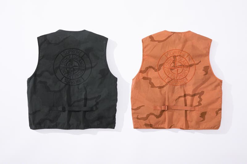 Stone Island x Supreme Spring/Summer 2019 Drop Collection Full Range Items Release Date Outerwear Jackets Full Look 